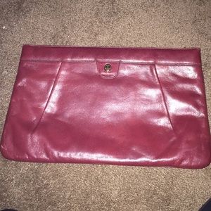 Burgundy Clutch